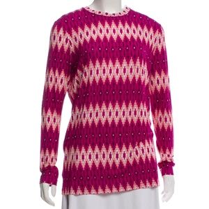 PRABAL GURUNG | Long Sleeve Geometric Top